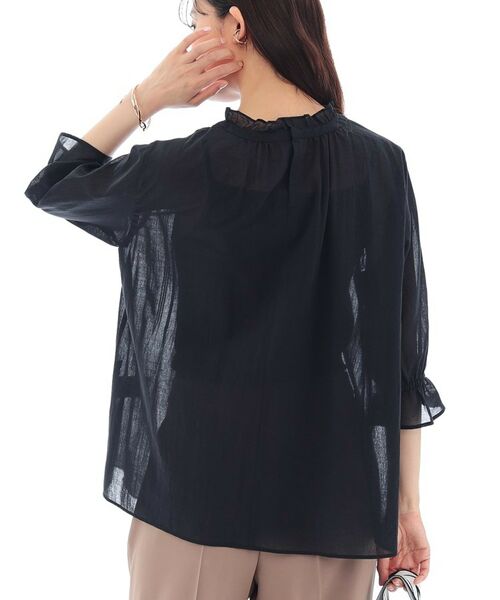 INDIVI / インディヴィ シャツ・ブラウス | 【洗える/コットン】ピンタックシアーブラウス | 詳細11