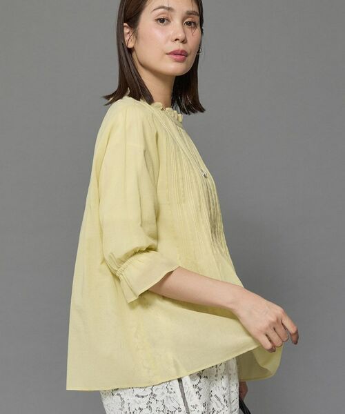 INDIVI / インディヴィ シャツ・ブラウス | 【洗える/コットン】ピンタックシアーブラウス | 詳細14