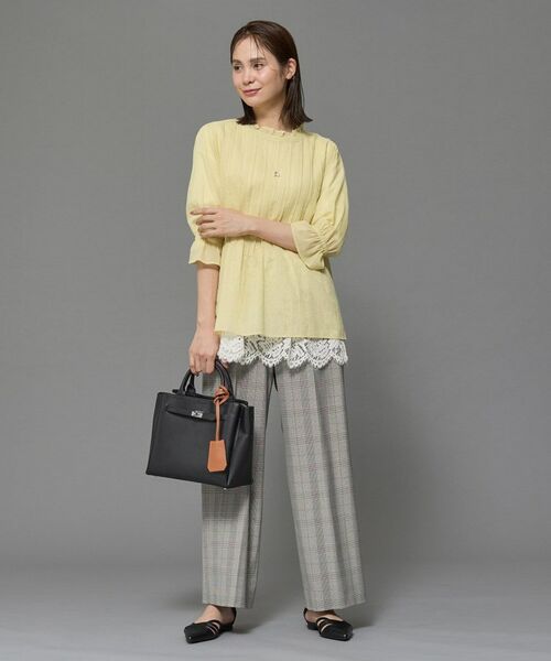 INDIVI / インディヴィ シャツ・ブラウス | 【洗える/コットン】ピンタックシアーブラウス | 詳細15