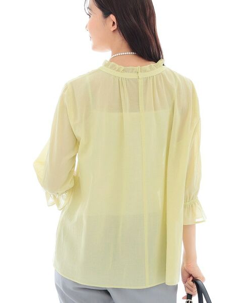 INDIVI / インディヴィ シャツ・ブラウス | 【洗える/コットン】ピンタックシアーブラウス | 詳細17