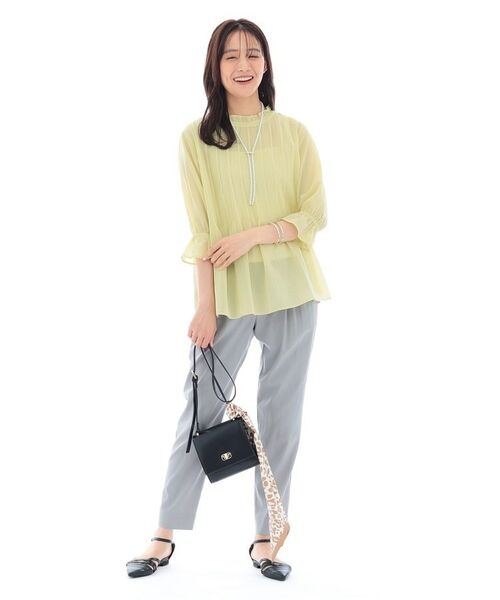 INDIVI / インディヴィ シャツ・ブラウス | 【洗える/コットン】ピンタックシアーブラウス | 詳細18