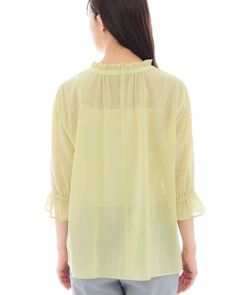 INDIVI / インディヴィ シャツ・ブラウス | 【洗える/コットン】ピンタックシアーブラウス | 詳細22