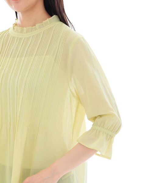 INDIVI / インディヴィ シャツ・ブラウス | 【洗える/コットン】ピンタックシアーブラウス | 詳細25