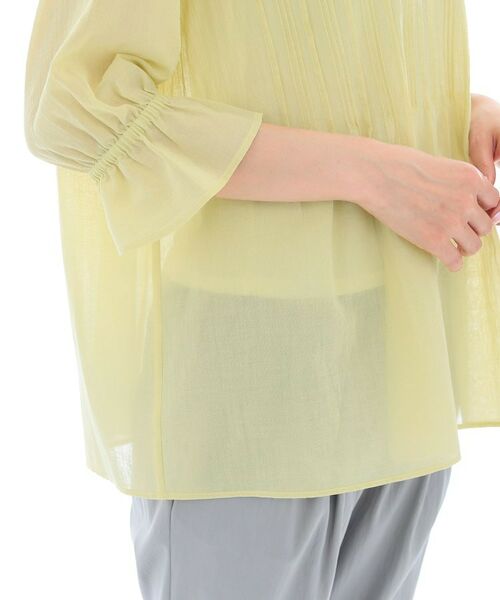 INDIVI / インディヴィ シャツ・ブラウス | 【洗える/コットン】ピンタックシアーブラウス | 詳細27