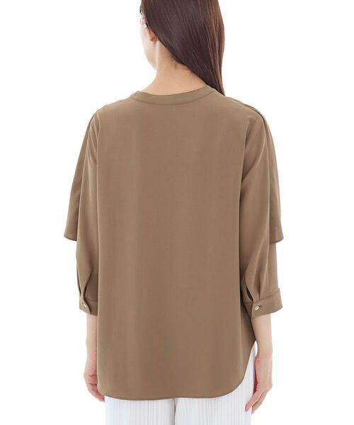 INDIVI / インディヴィ シャツ・ブラウス | 【羽織りとしても活躍!】ケープカラーブラウス | 詳細21