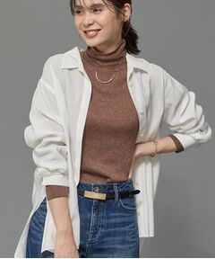 INDIVI / インディヴィ シャツ・ブラウス | 【体型カバー／清涼感】シアーオーバーシャツ