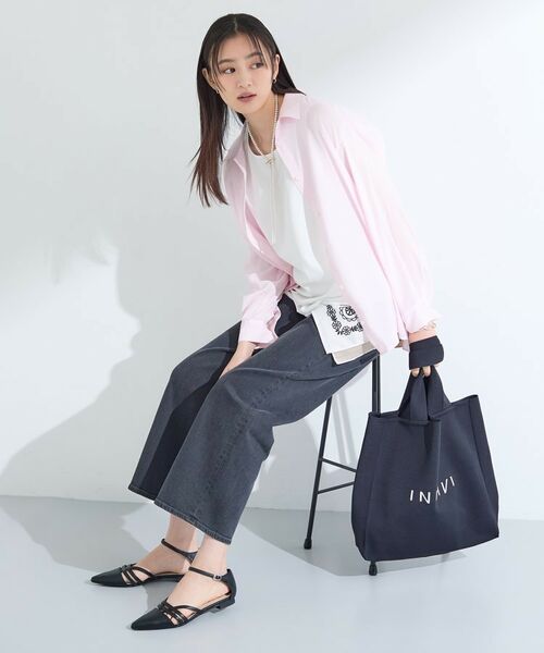 INDIVI / インディヴィ シャツ・ブラウス | 【体型カバー／清涼感】シアーオーバーシャツ | 詳細17