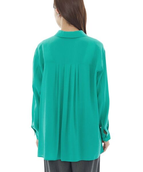 INDIVI / インディヴィ シャツ・ブラウス | 【体型カバー／清涼感】シアーオーバーシャツ | 詳細22