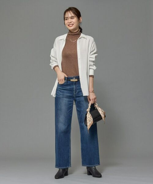 INDIVI / インディヴィ シャツ・ブラウス | 【体型カバー／清涼感】シアーオーバーシャツ | 詳細3