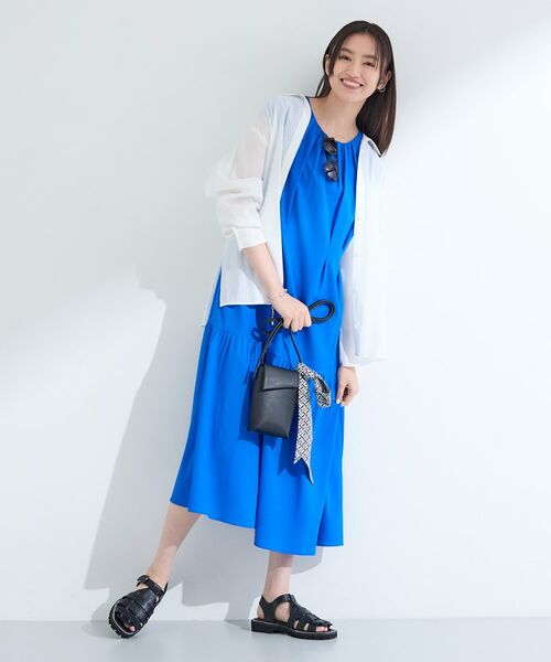 INDIVI / インディヴィ シャツ・ブラウス | 【体型カバー／清涼感】シアーオーバーシャツ | 詳細6