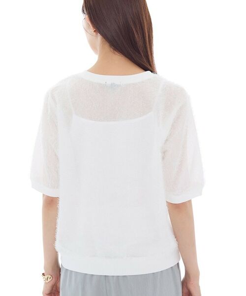 INDIVI / インディヴィ シャツ・ブラウス | ヘアリージャカードトップス | 詳細12