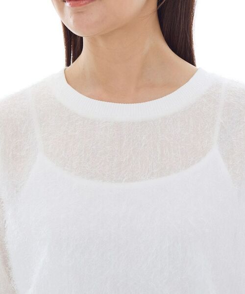 INDIVI / インディヴィ シャツ・ブラウス | ヘアリージャカードトップス | 詳細13