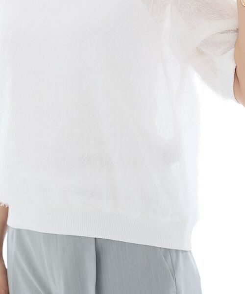 INDIVI / インディヴィ シャツ・ブラウス | ヘアリージャカードトップス | 詳細15