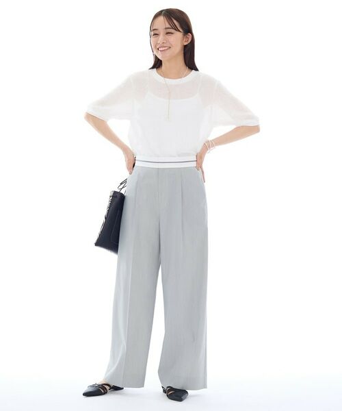 INDIVI / インディヴィ シャツ・ブラウス | ヘアリージャカードトップス | 詳細8