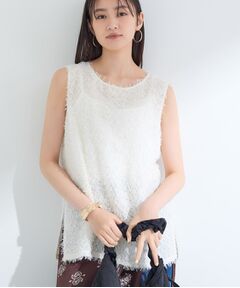 INDIVI / インディヴィ シャツ・ブラウス | 【インナーとしても活躍！】フリンジジャカードチュニック