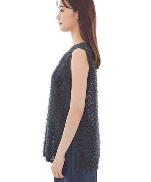 INDIVI / インディヴィ シャツ・ブラウス | 【インナーとしても活躍!】フリンジジャカードチュニック | 詳細11