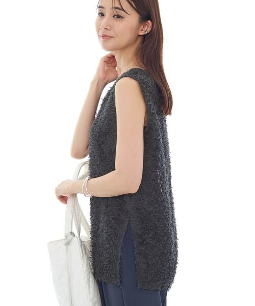 INDIVI / インディヴィ シャツ・ブラウス | 【インナーとしても活躍!】フリンジジャカードチュニック | 詳細6