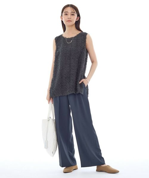 INDIVI / インディヴィ シャツ・ブラウス | 【インナーとしても活躍!】フリンジジャカードチュニック | 詳細7