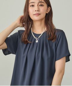 INDIVI / インディヴィ シャツ・ブラウス | 【UVケア】タックブラウス