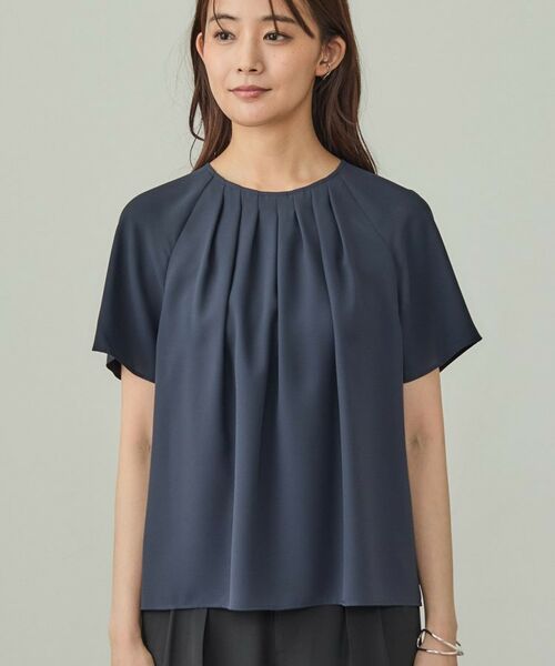 INDIVI / インディヴィ シャツ・ブラウス | 【UVケア】タックブラウス | 詳細14