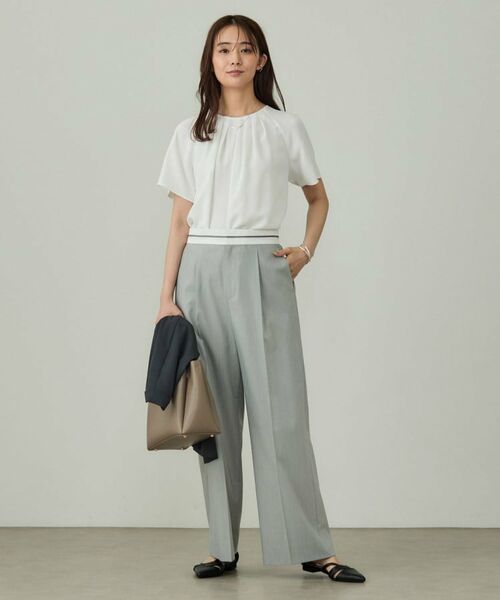 INDIVI / インディヴィ シャツ・ブラウス | 【UVケア】タックブラウス | 詳細3