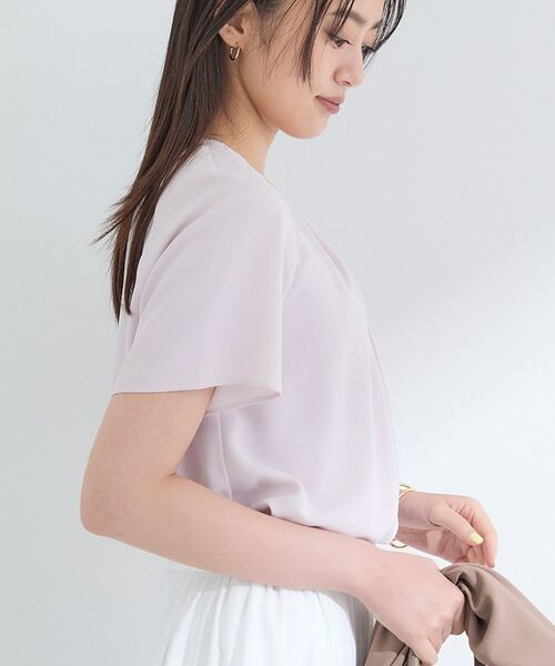 INDIVI / インディヴィ シャツ・ブラウス | 【UVケア】タックブラウス | 詳細7