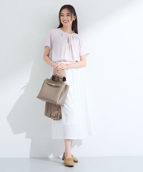 INDIVI / インディヴィ シャツ・ブラウス | 【UVケア】タックブラウス | 詳細8