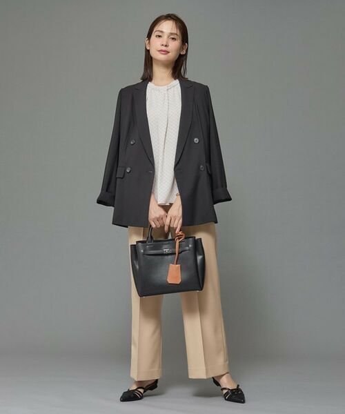 INDIVI / インディヴィ シャツ・ブラウス | 【UVケア】モノグラム ボウタイデザインブラウス | 詳細11