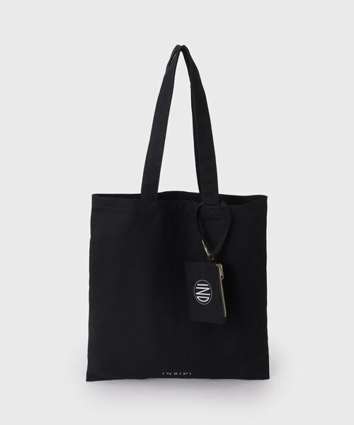 INDIVI / インディヴィ トートバッグ | ミニポーチチャーム付きキャンバストート | 詳細3
