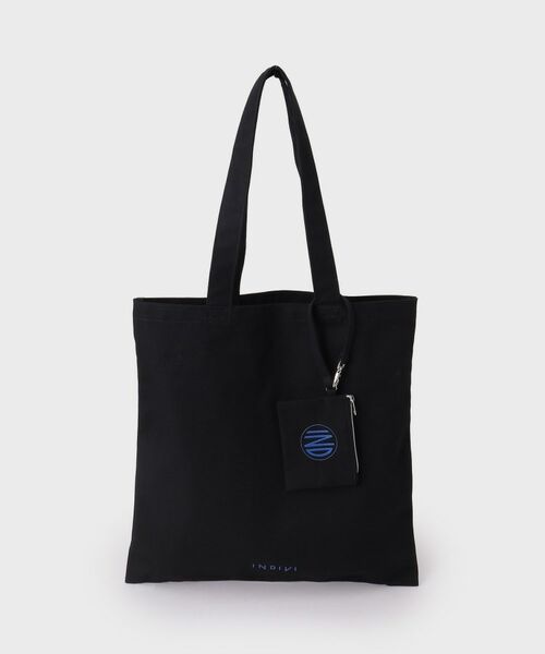 INDIVI / インディヴィ トートバッグ | ミニポーチチャーム付きキャンバストート | 詳細4