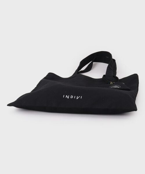 INDIVI / インディヴィ トートバッグ | ミニポーチチャーム付きキャンバストート | 詳細7