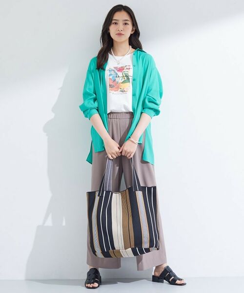 INDIVI / インディヴィ トートバッグ | 【選べる6柄／WEB限定カラー】ビッグニットバッグ | 詳細20