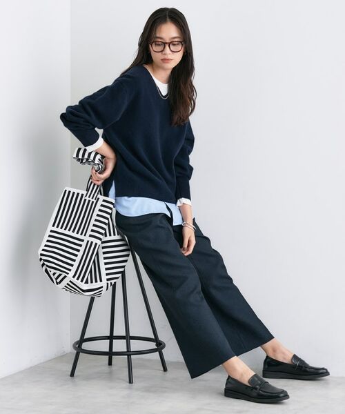 INDIVI / インディヴィ トートバッグ | 【選べる6柄／WEB限定カラー】ビッグニットバッグ | 詳細29