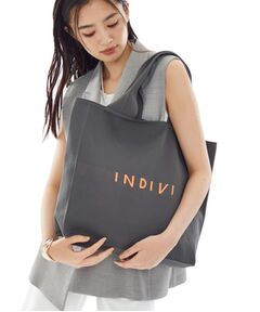 INDIVI / インディヴィ トートバッグ | 【A4サイズ対応】ロゴニットトート