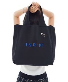 INDIVI / インディヴィ トートバッグ | 【A4サイズ対応】ロゴニットトート