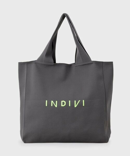 INDIVI / インディヴィ トートバッグ | 【A4サイズ対応】ロゴニットトート | 詳細1