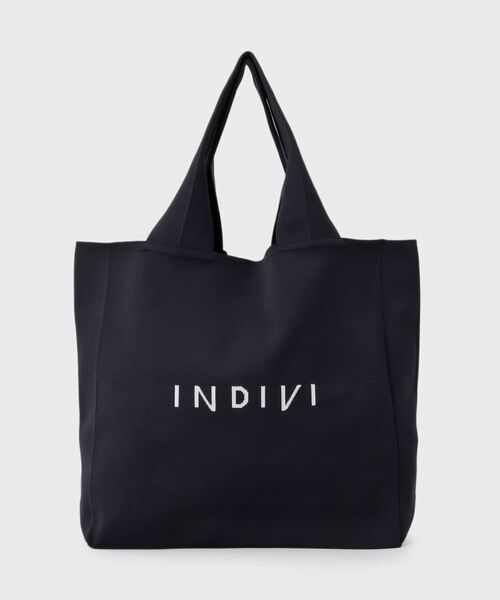 INDIVI / インディヴィ トートバッグ | 【A4サイズ対応】ロゴニットトート | 詳細12