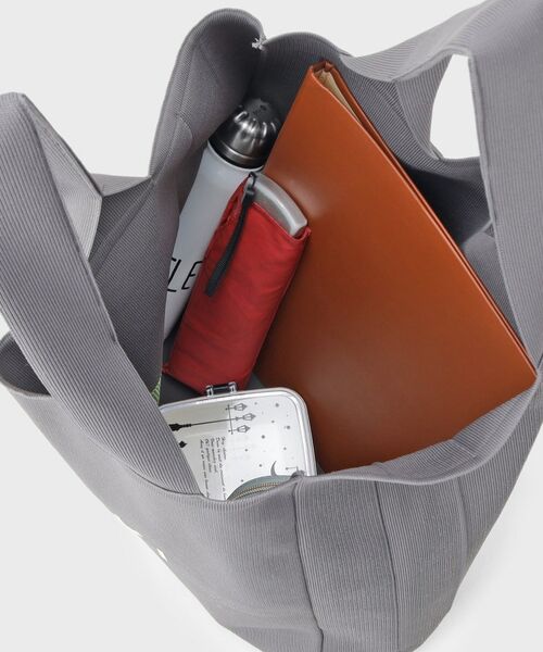 INDIVI / インディヴィ トートバッグ | 【A4サイズ対応】ロゴニットトート | 詳細9