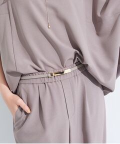 INDIVI / インディヴィ ベルト・サスペンダー | 【合皮／10mm幅】フックベルト