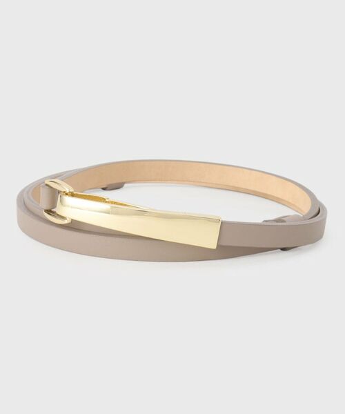 INDIVI / インディヴィ ベルト・サスペンダー | 【合皮／10mm幅】フックベルト | 詳細1