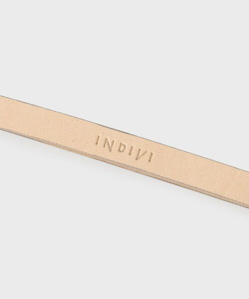 INDIVI / インディヴィ ベルト・サスペンダー | 【合皮／10mm幅】フックベルト | 詳細3