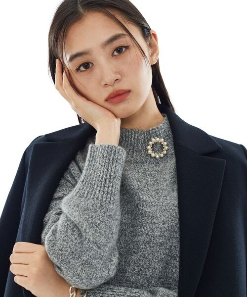 INDIVI / インディヴィ ブローチ・コサージュ | 【セレモニー／デイリー】パール調リングブローチ | 詳細7