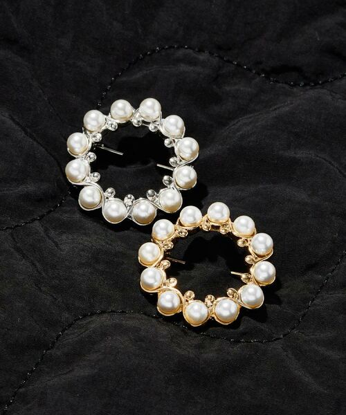 INDIVI / インディヴィ ブローチ・コサージュ | 【セレモニー／デイリー】パール調リングブローチ | 詳細9