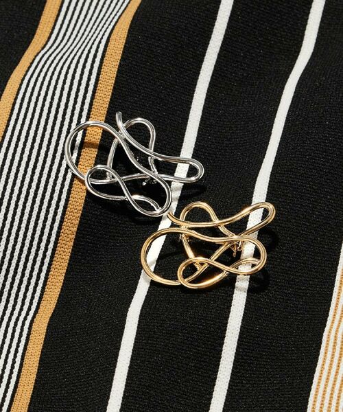 INDIVI / インディヴィ ブローチ・コサージュ | 【セレモニー／デイリー】ラインモチーフブローチ | 詳細7