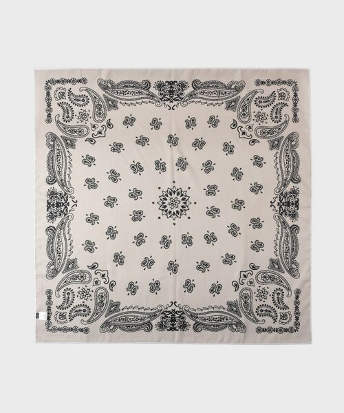 INDIVI / インディヴィ バンダナ・スカーフ | リネン調ペーズリースカーフ | 詳細3