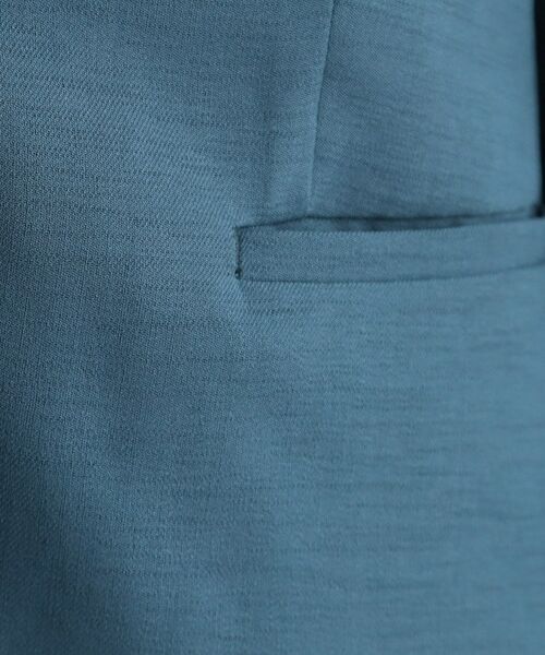 INDIVI / インディヴィ テーラードジャケット | 【洗える/スーツ/SETUP可能】リネン調ノーカラージャケット | 詳細10