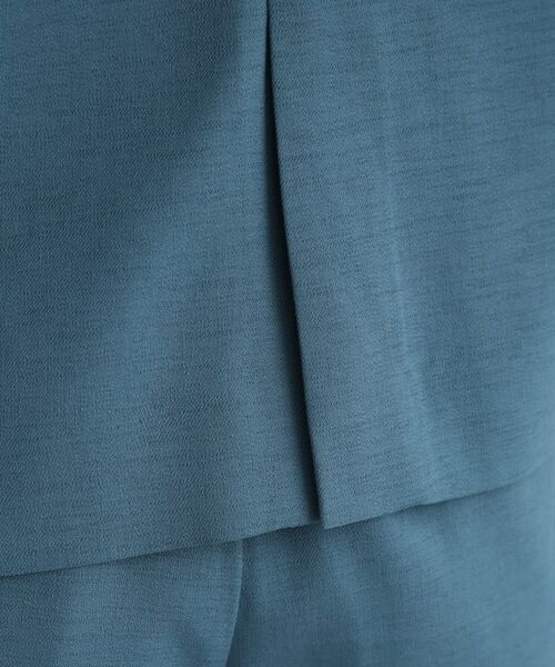 INDIVI / インディヴィ テーラードジャケット | 【洗える/スーツ/SETUP可能】リネン調ノーカラージャケット | 詳細8