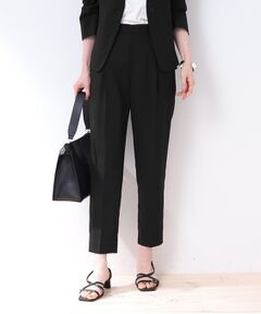 INDIVI / インディヴィ パンツ | 【洗える／スーツ／SETUP可能】リネン調テーパードパンツ