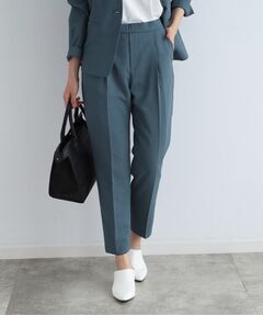 INDIVI / インディヴィ パンツ | 【洗える／スーツ／SETUP可能】リネン調テーパードパンツ