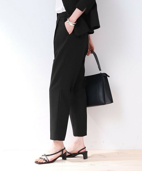 INDIVI / インディヴィ パンツ | 【洗える/スーツ/SETUP可能】リネン調テーパードパンツ | 詳細10